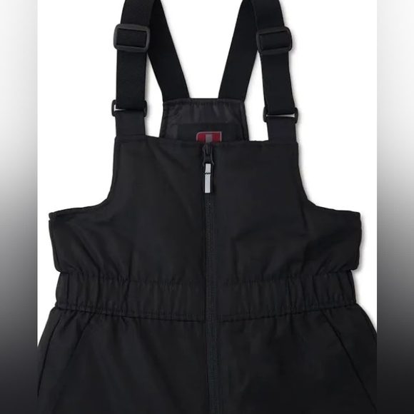 Swiss Tech Overalls Black Water Repellent Snow Bibs Pants Size XXL (18) - Picture 2 of 4